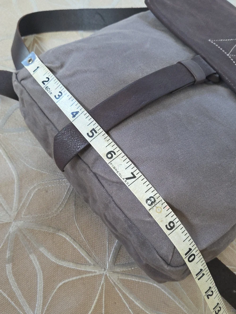 NWT, Ruth Kraus Waxed Canvas And Leather Backpack!